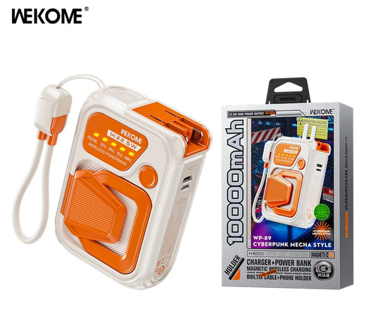 Wekome WP-89 Super Fast Charging 10000mAh Power Bank 22.5W 5